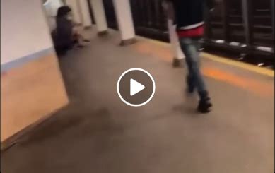 (Source: The Sun). . Notti train station video
